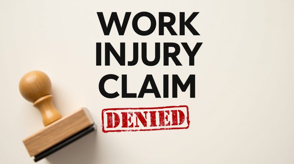 denied workers' comp claim in georgia